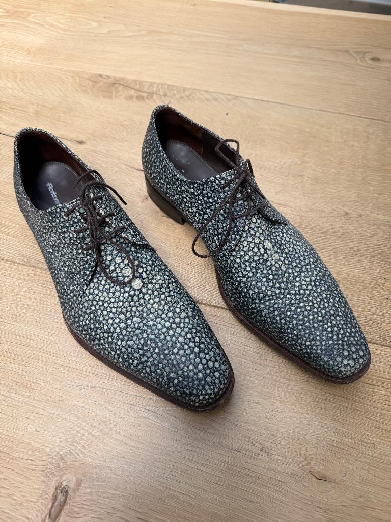 Floris van Bommel geklede schoenen blauw maat 46 (11), Kleding | Heren, Schoenen, Blauw, Floris van Bommel, Ophalen of Verzenden