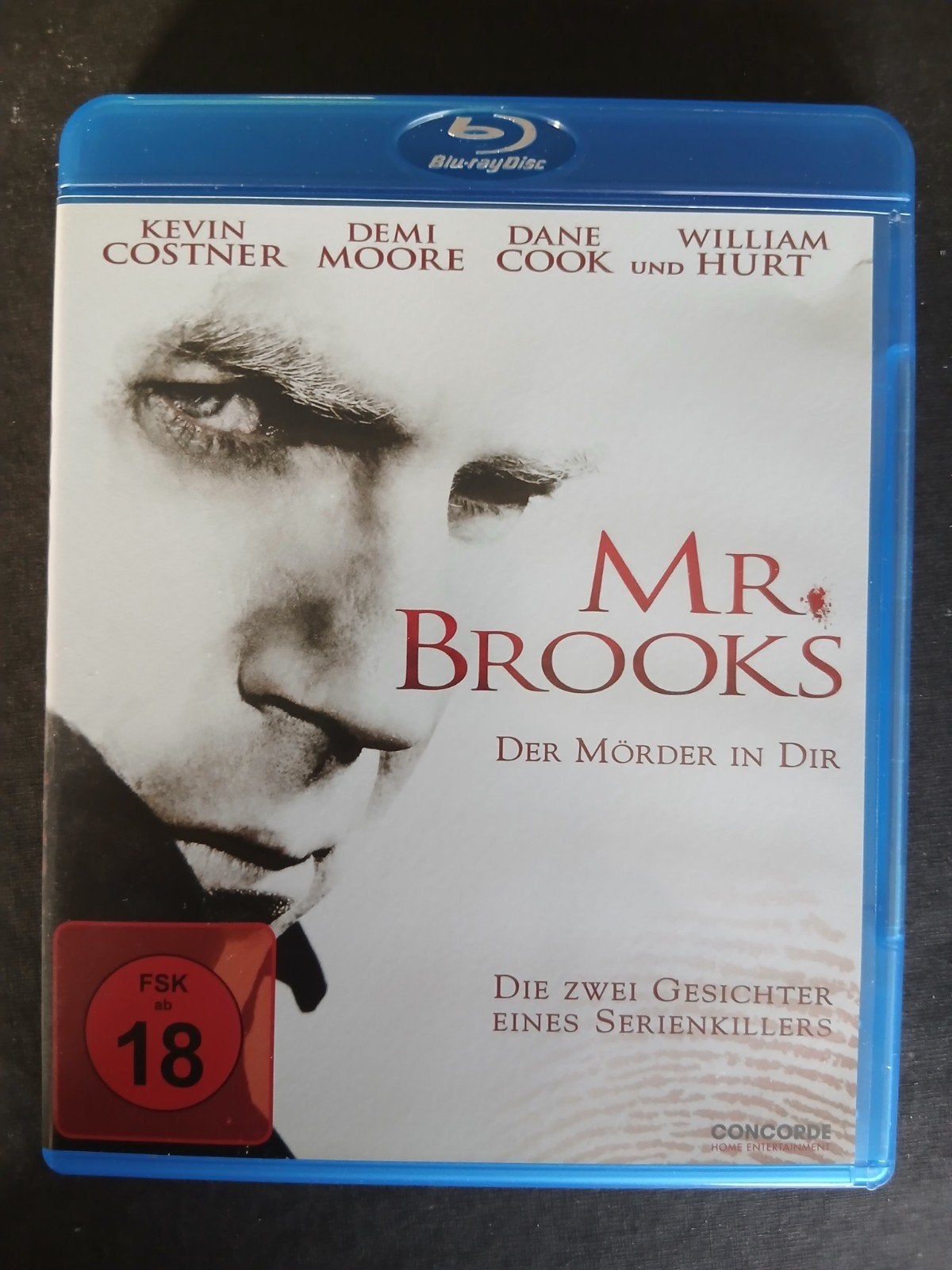 Mr. Brooks (2008) Kevin Costner, Demi Moore, CD & DVD, Thrillers et Policier, Film, Comme neuf, À partir de 16 ans