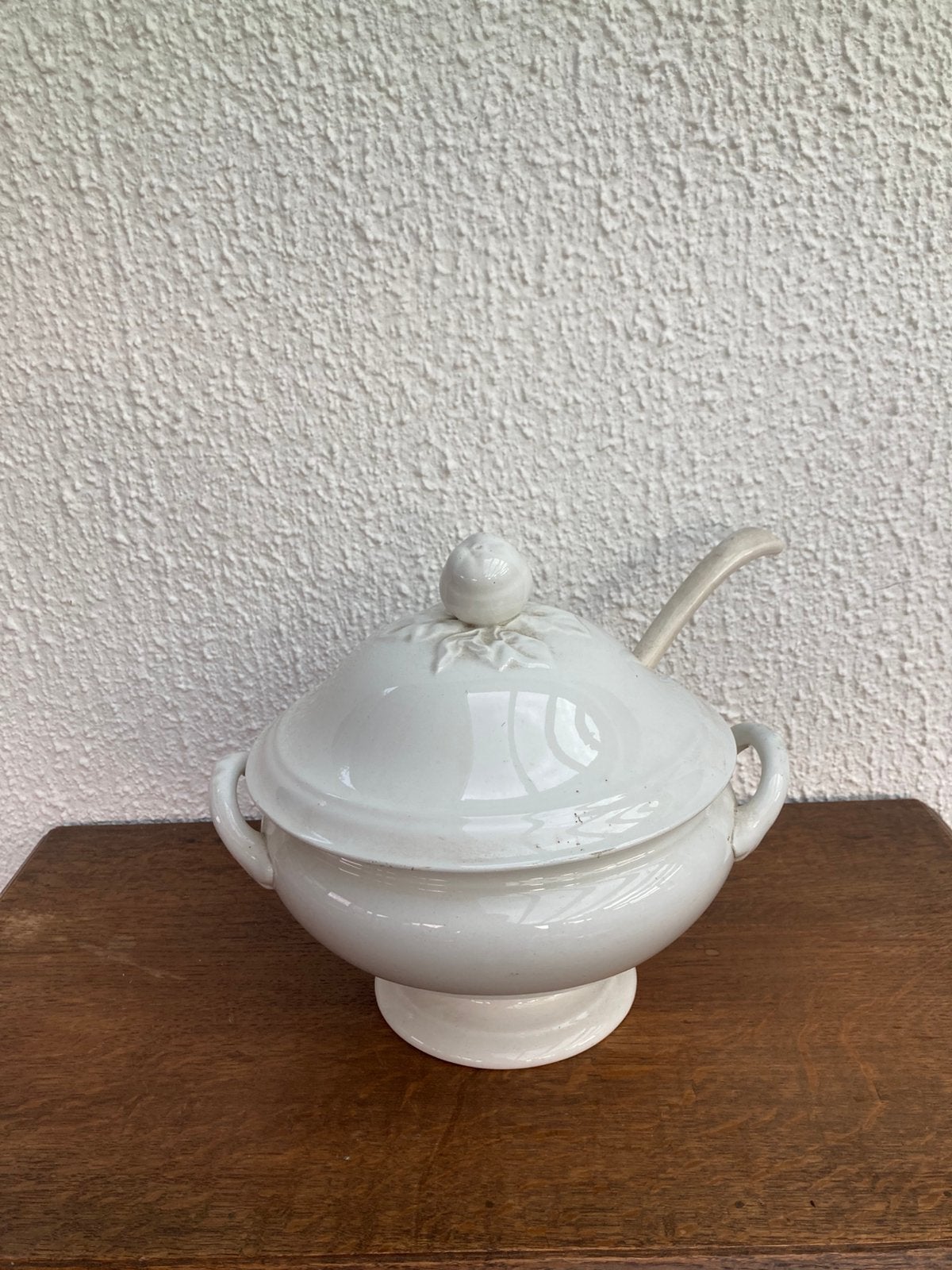 Soupière en porcelaine avec sa louche, Antiek en Kunst, Antiek | Schalen, Ophalen