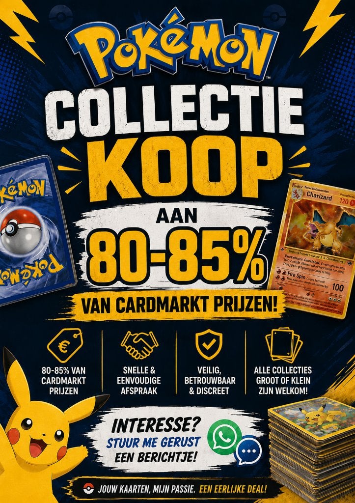 ik koop jou pokemon kaarten!!!!, Ophalen, Zo goed als nieuw