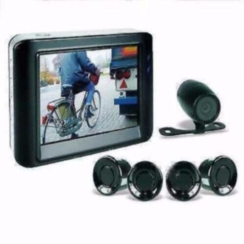 Auto achteruitrijcamera kit + 4x afstand sensoren NIEUW, Auto diversen, Ophalen of Verzenden, Nieuw
