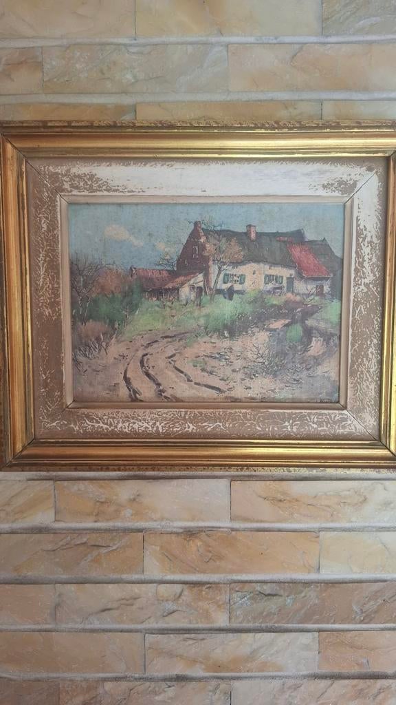 Schilderij l. Annard, Ophalen