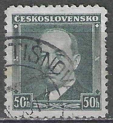 Tsjechoslowakije 1936 - Yvert 309 - Edvard Benes (ST), Verzenden, Gestempeld