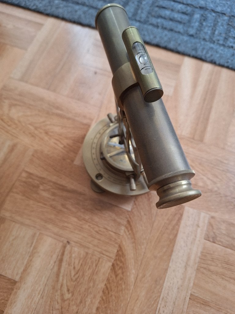 Scheepskompas met waterpas, Ophalen, Gebruikt, Gebruiksvoorwerp
