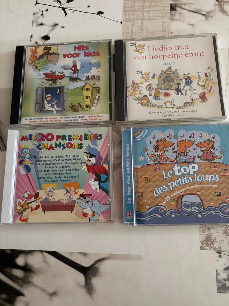 4 CD kinderliedjes, goede staat, Ophalen, Zo goed als nieuw