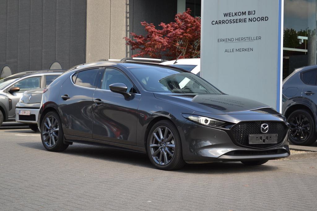 3 Skydrive Sport + Trekhaak - Automaat, Autos, Mazda, Argent ou Gris, Euro 6, Noir, 5 portes