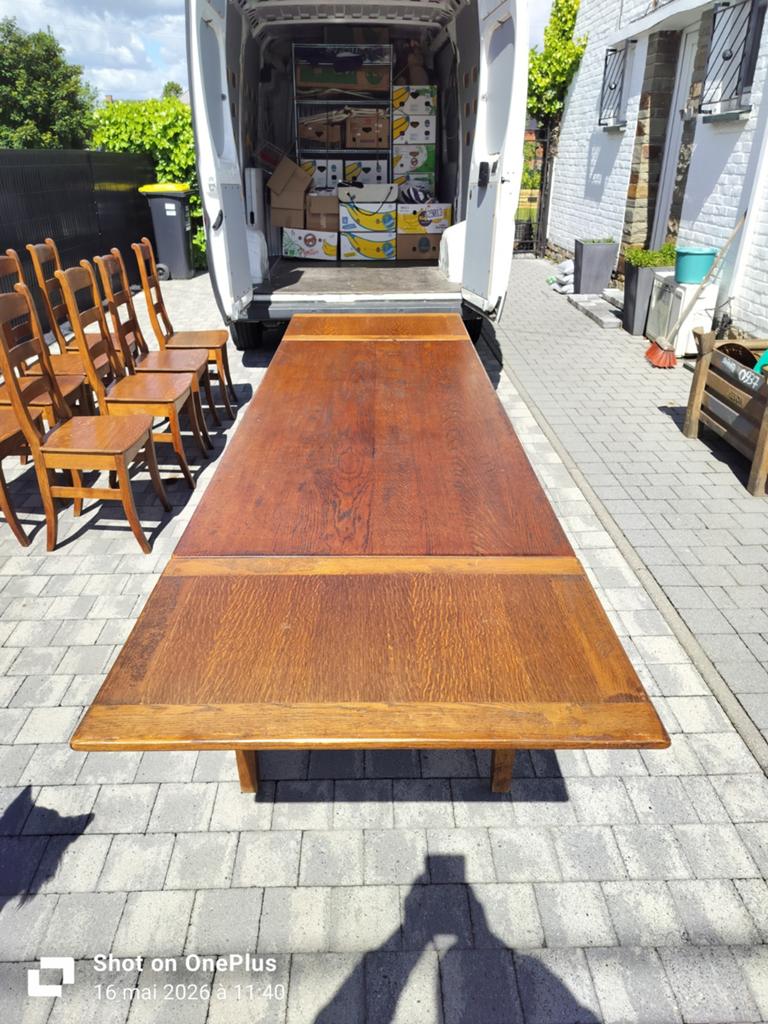 Table de ferme, herve, Maison & Meubles, Enlèvement
