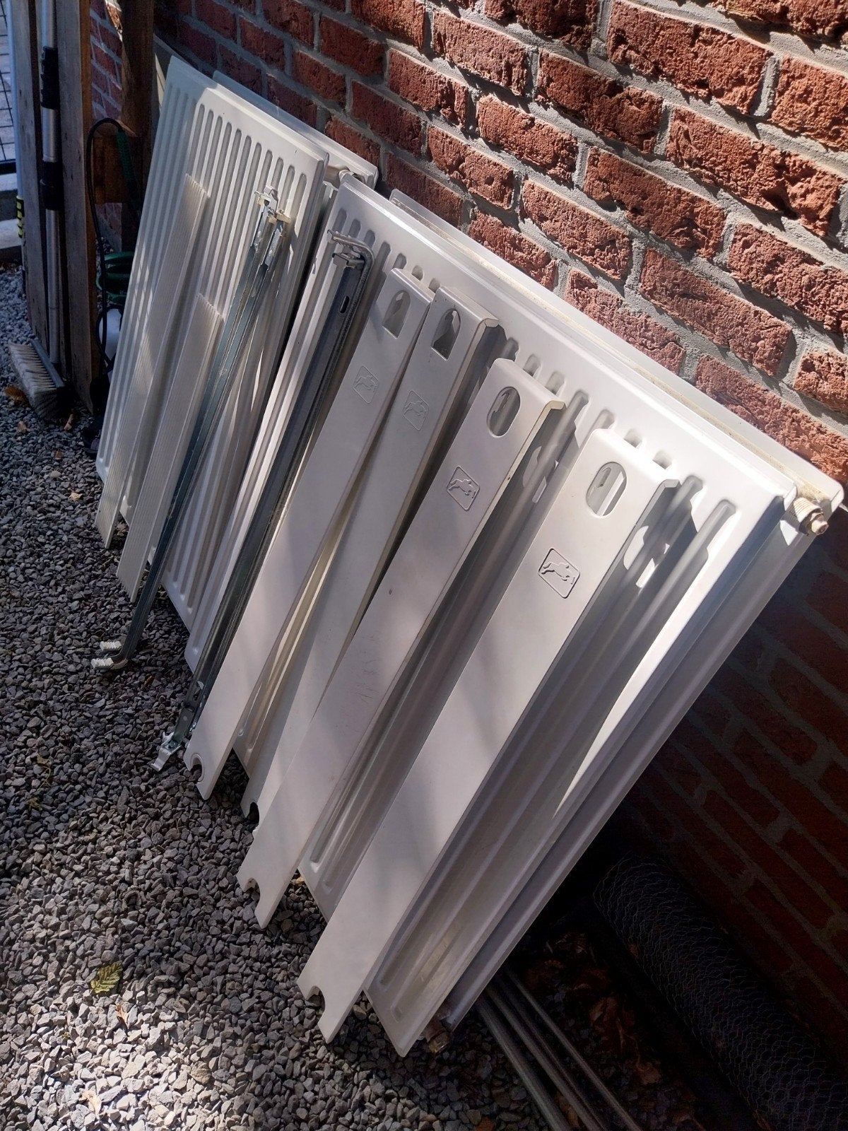 2 radiateurs Brugman, Bricolage & Construction, Enlèvement, Utilisé, 80 cm ou plus, Radiateur