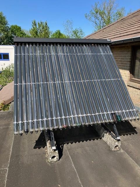 Warmwater op zonne-energie Elco, Doe-het-zelf en Bouw, Zonnepanelen en Toebehoren, Ophalen, Gebruikt, Collector