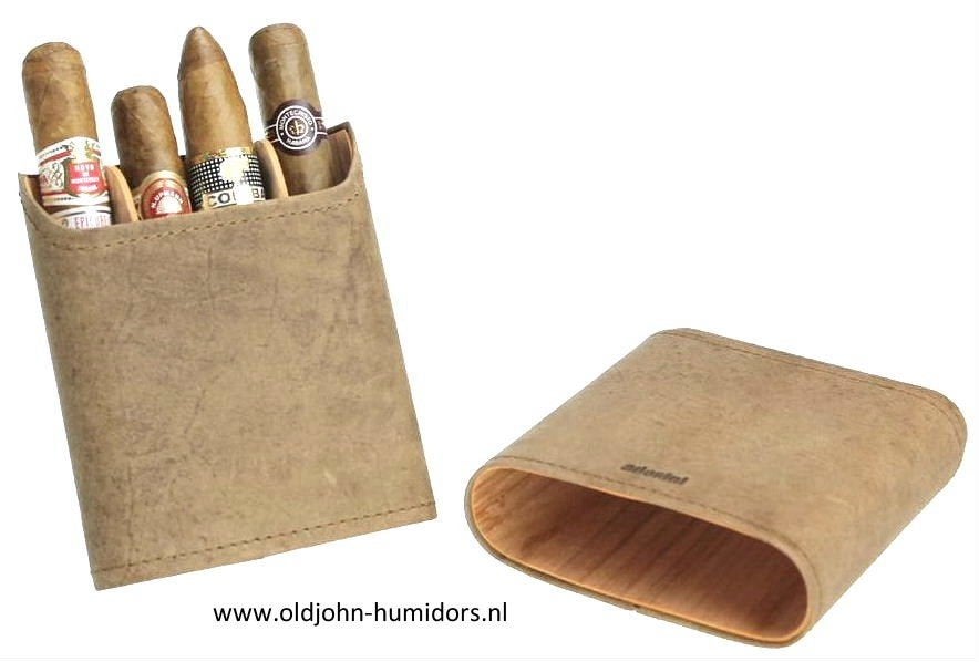 SIGARENKOKER ADORINI   ECHT SUEDE  3-5 SIGAREN sigaar sk05, Ophalen of Verzenden, Nieuw, Tabaksdoos of Verpakking
