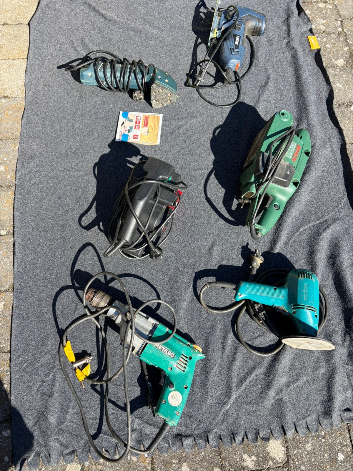 Elektrische handgereedschapsmachines, Doe-het-zelf en Bouw, Ophalen, Gebruikt, Gereedschapsset, Bosch