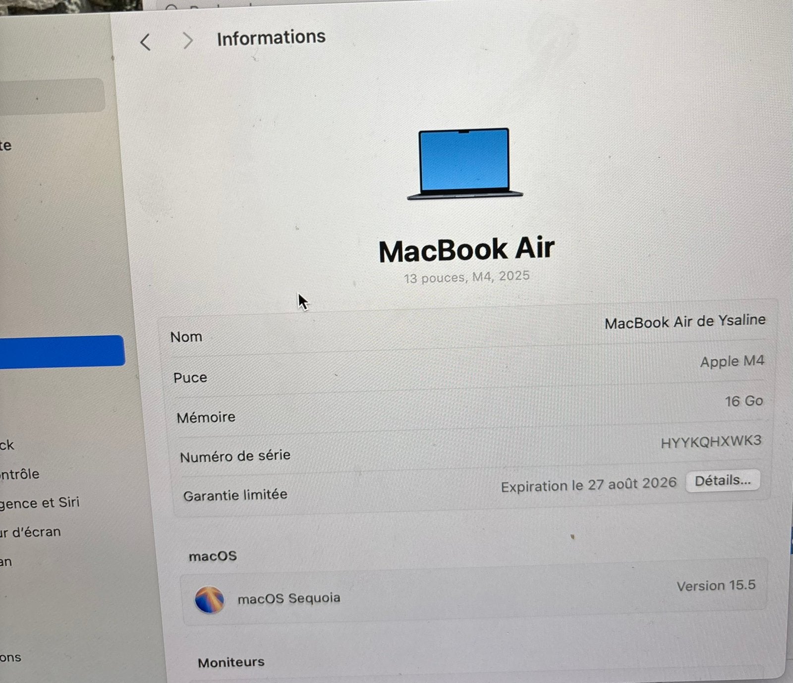 MacBook Air M4 13-inch 2025, Computers en Software, Apple Macbooks, Ophalen of Verzenden, Zo goed als nieuw, 13 inch, MacBook