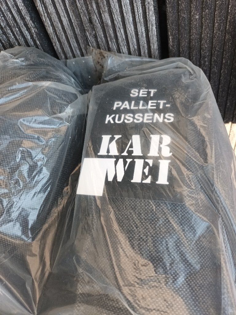 Te Koop: NIEUW Set Palletkussens Karwei HIDDE Grijs, Jardin & Terrasse, Accessoires mobilier de jardin, Neuf, Enlèvement