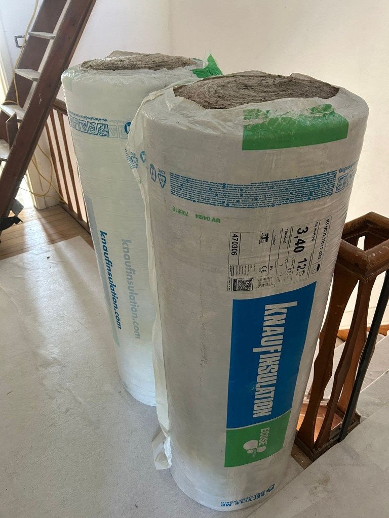 KNAUF isolatie 12cm, Doe-het-zelf en Bouw, Isolatie en Afdichting, Ophalen of Verzenden, Nieuw, 12 cm of meer