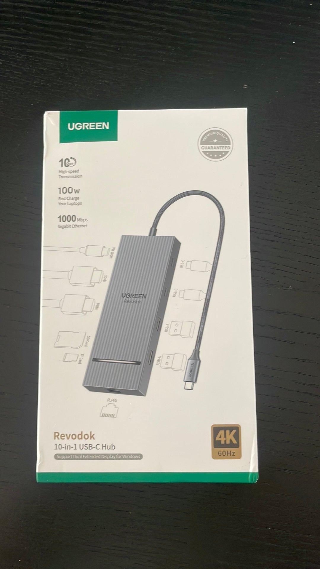 UGREEN Revodok 10-in-1 USB-C Hub, Computers en Software, Dockingstations, Ophalen of Verzenden, Zo goed als nieuw, USB-hub
