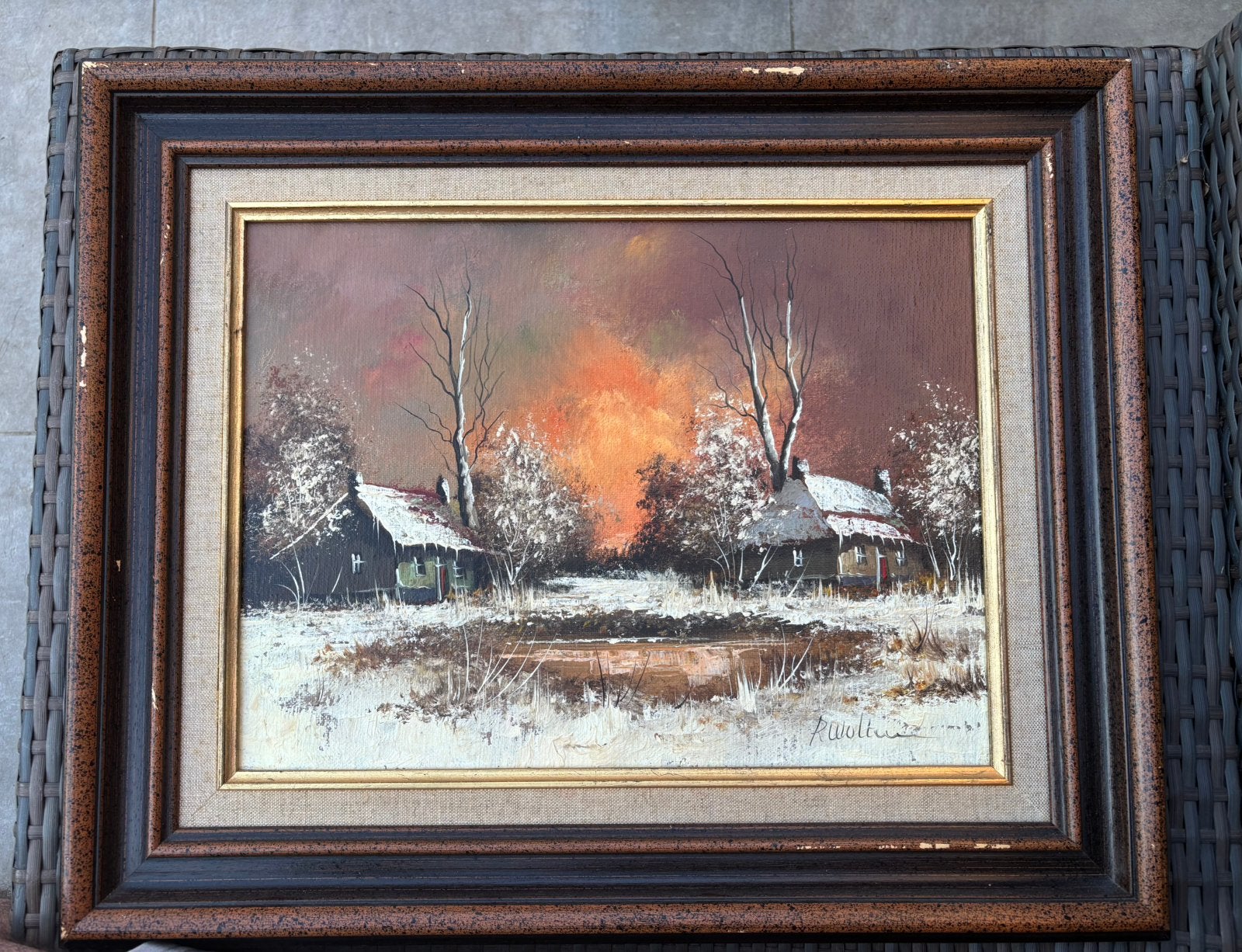 Origineel werk, Antiquités & Art, Art | Peinture | Classique, Enlèvement, Œuvre originale