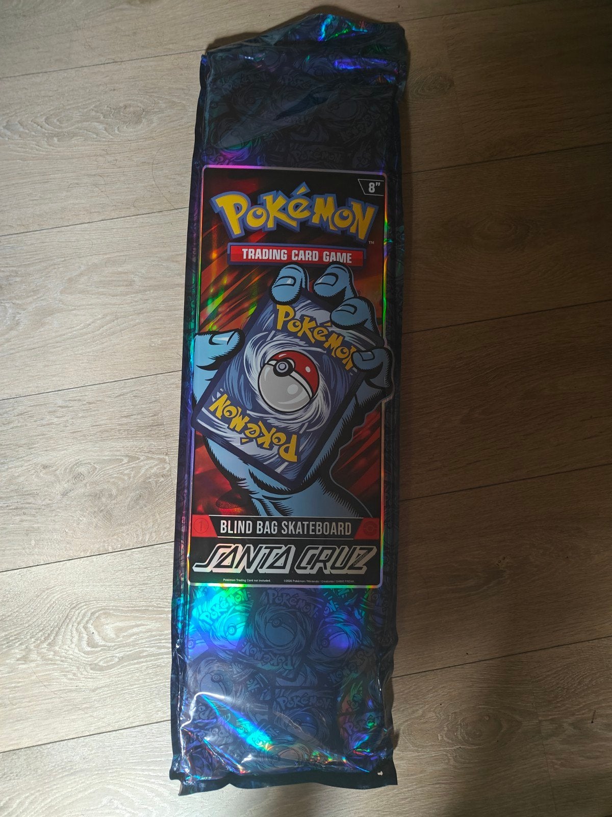 Pokemon santa Cruz deck/skateboard, Hobby en Vrije tijd, Ophalen of Verzenden