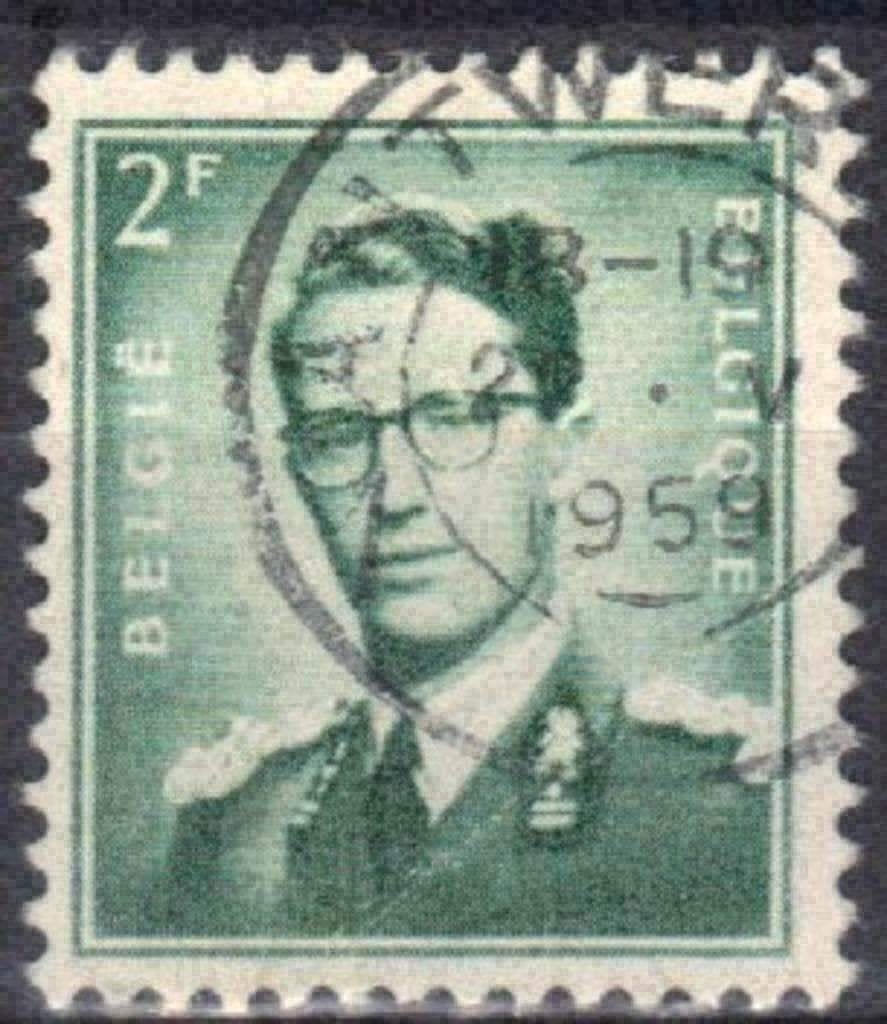 Belgie 1958 - Yvert/OBP 1066 - Koning Boudewijn (ST), Postzegels en Munten, Verzenden, Gestempeld, Gestempeld, Koninklijk huis