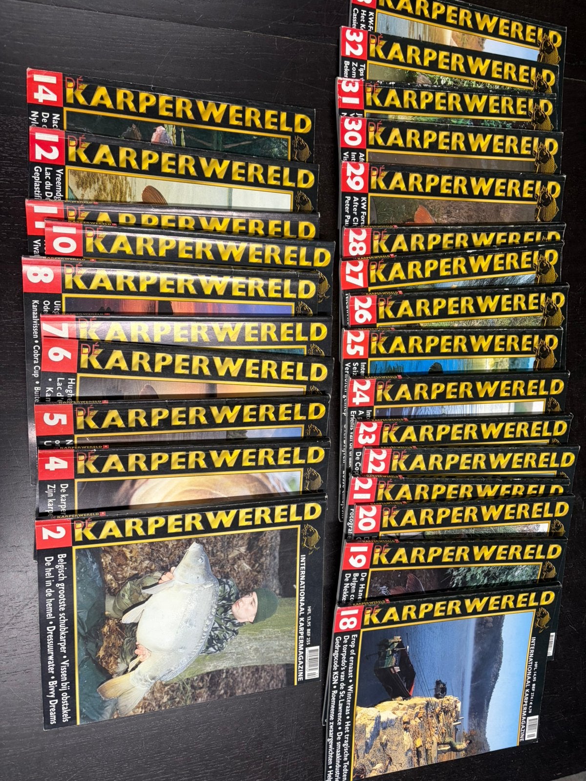 Karperwereld magazines, Enlèvement, Utilisé