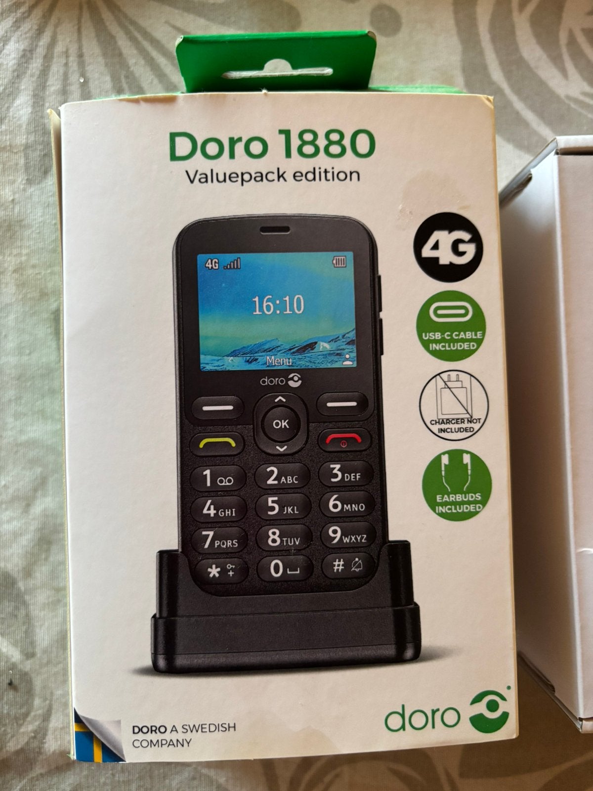Doro 1880 Valuepack – Nieuw, nooit gebruikt – Doos geopend, Telecommunicatie, Ophalen, Nieuw, Minder dan 3 megapixel, Klassiek of Candybar