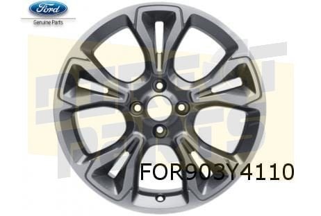 Ford Fiesta VII velg alu. 7,5J x 18" 5 x 2-spaaks (rock meta, -, Verzenden, -, Nieuw