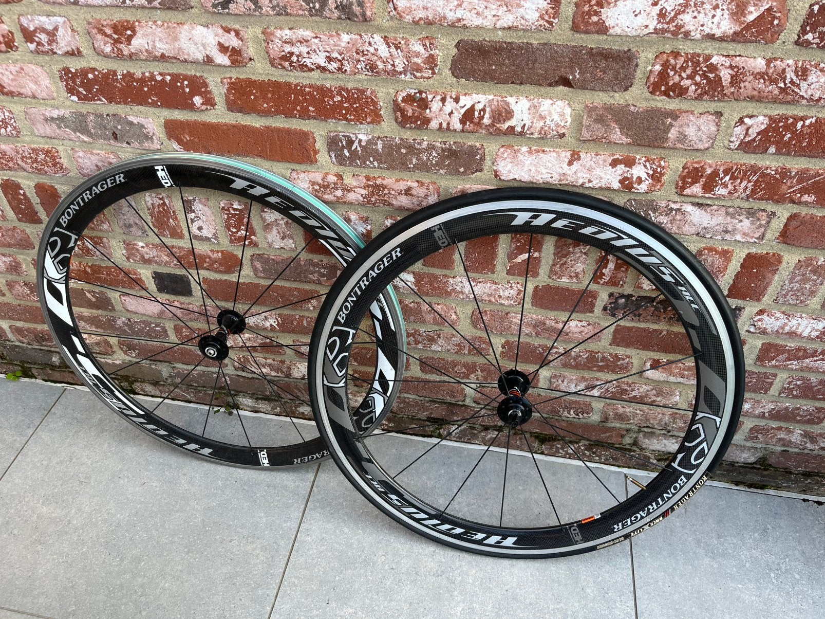 Carbon wielen bontrager, Fietsen en Brommers, Ophalen, Zo goed als nieuw, Carbon