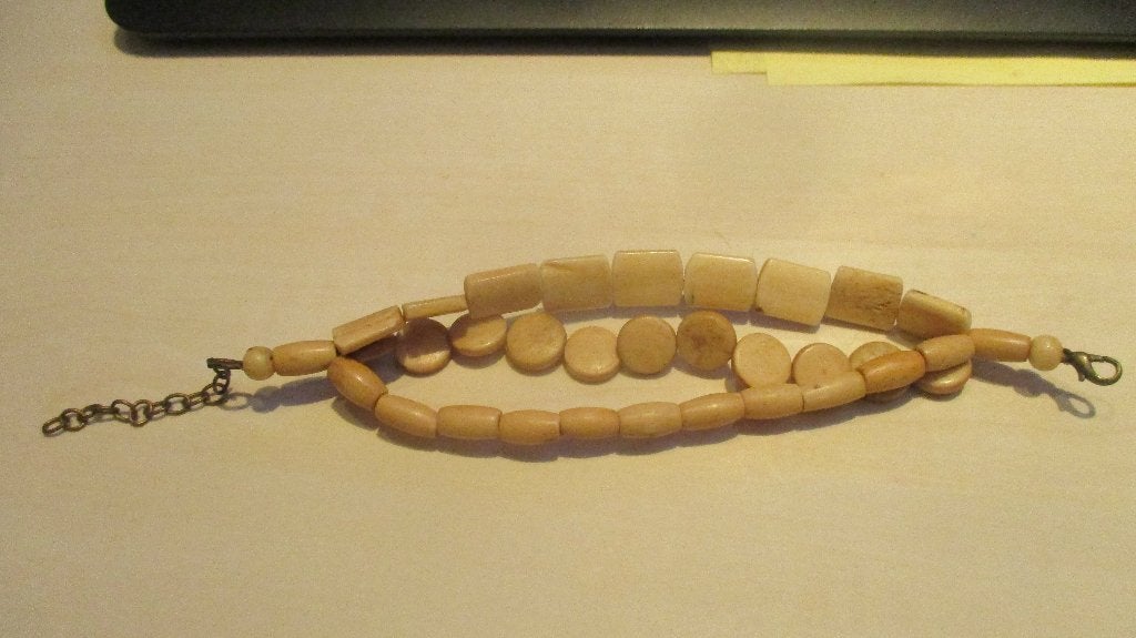Ancien bracelet origine du Congo, Bijoux, Sacs & Beauté, Bracelets, Enlèvement ou Envoi, Utilisé, Autres matériaux