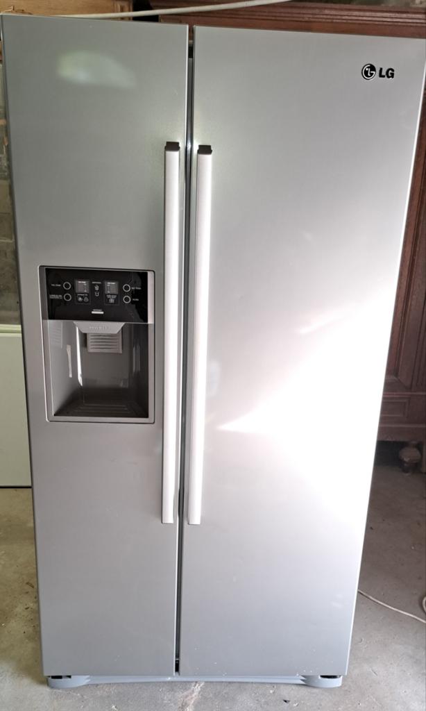 Réfrigérateur américain LG Side-by-Side (GW-L207FLPV), Electroménager, Réfrigérateurs & Frigos, Utilisé, Avec congélateur séparé