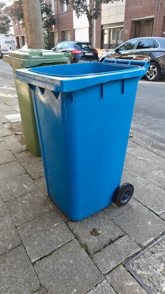 Kunststof Afvalcontainer (Blauw) - 100 cm * 65 cm * 58 cm, Ophalen