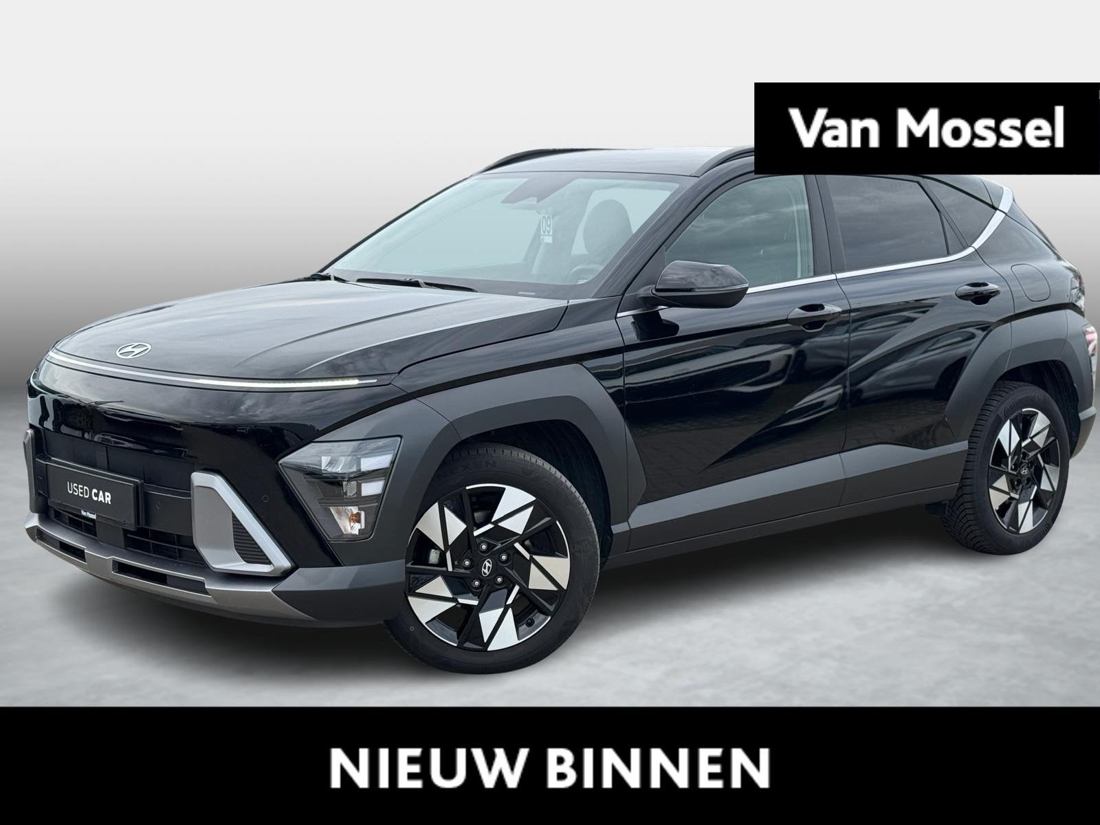 Hyundai Kona 1.6 GDi Hybrid Feel 6-DCT Comfort Pack AUTOMAAT, Auto's, 4 cilinders, 2 kWh, 1600 cc, Zwart