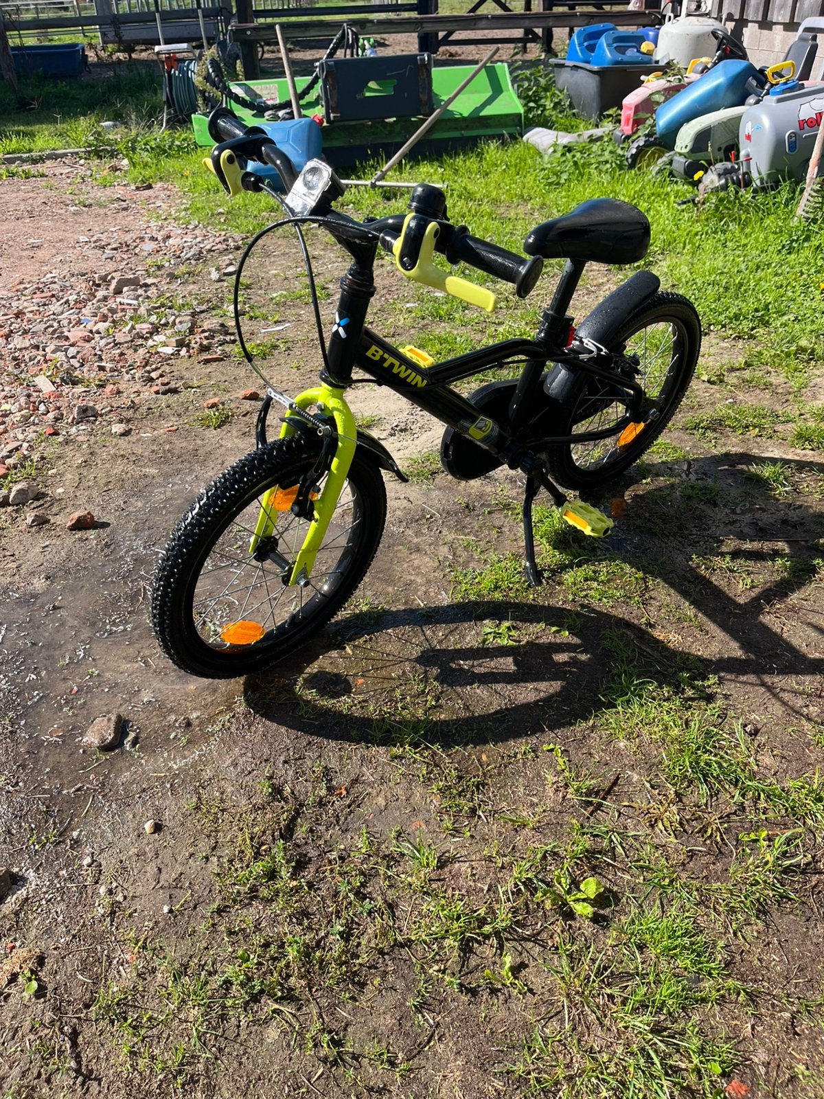 Kinderfiets 16 inch, Fietsen en Brommers, Ophalen, Gebruikt, Velgrem, 16 tot 20 inch