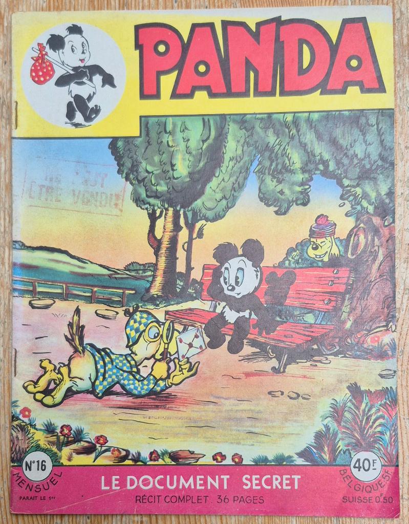 Panda 16 Le document secret 1959 Artima Marten Toonder, Livres, Marten Toonder, Une BD, Utilisé, Envoi
