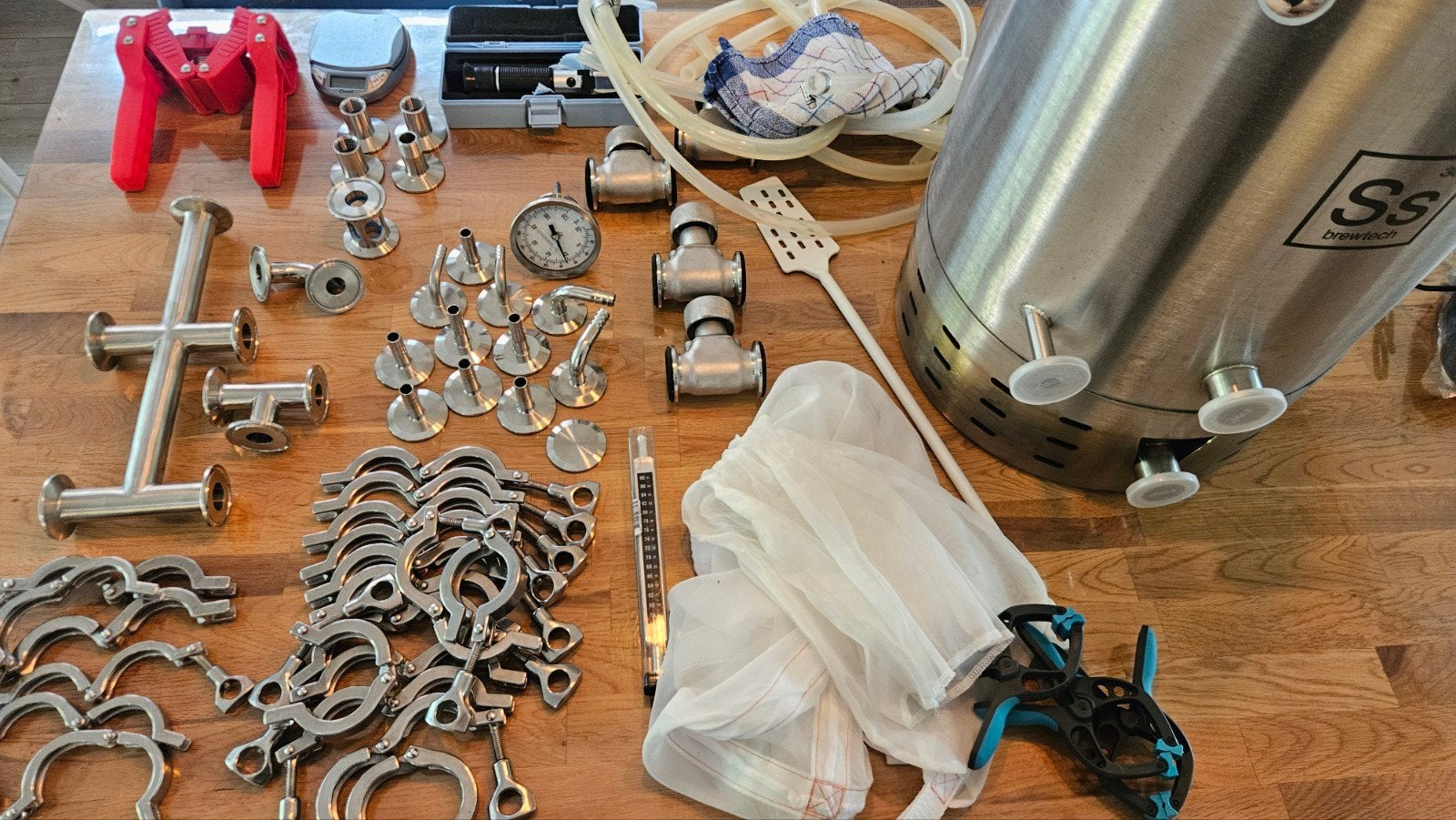 Brouw materiaal, Ophalen of Verzenden