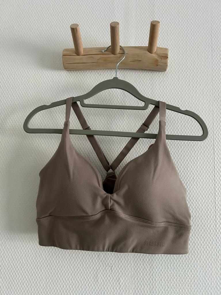 Beige sportbeha voorgevormd Stronger maat S, Kleding | Dames, Beige, Ophalen of Verzenden, Maat 36 (S), Fitness of Aerobics