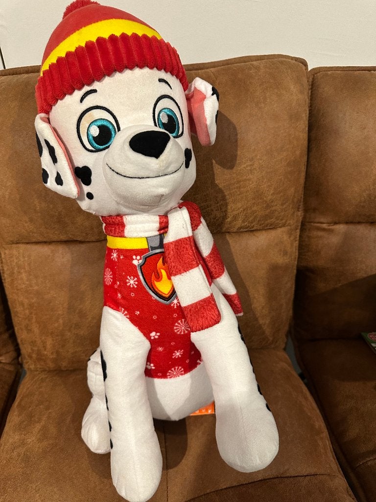 Knuffel Paw Patrol Marshall, Chien, Comme neuf, Paw Patrol, Enlèvement