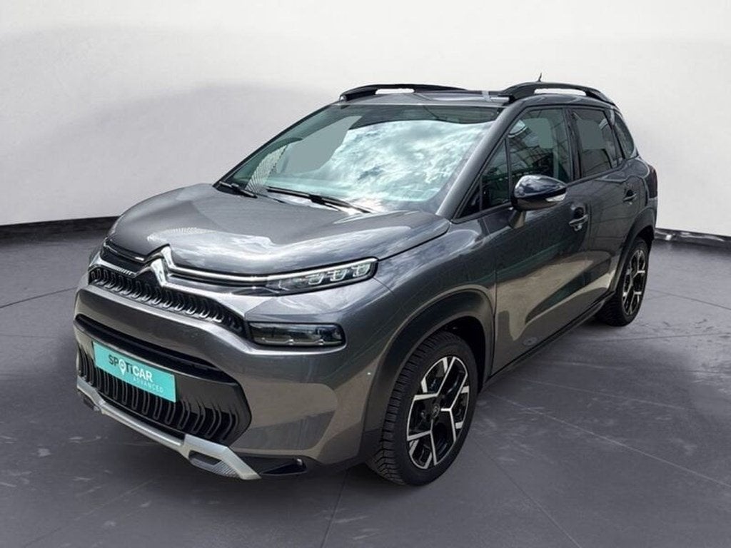 Citroen C3 Aircross AUTOMAAT 130 pk MET LEDER INTERIEUR,PAN, Auto's, Citroën, Automaat, 5 zetels, Grijs, Zilver of Grijs