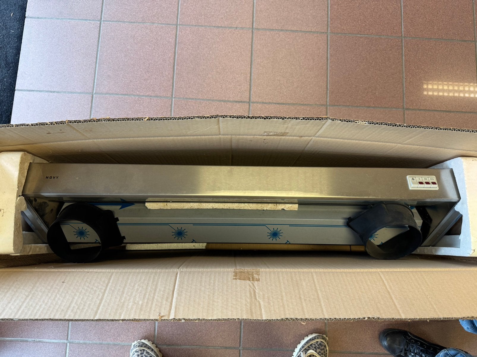 Nieuw in de doos !!!Novy  950 dampkap RVS, Zakelijke goederen, Ophalen, Nieuw in verpakking, Fornuis, Frituur en Grillen