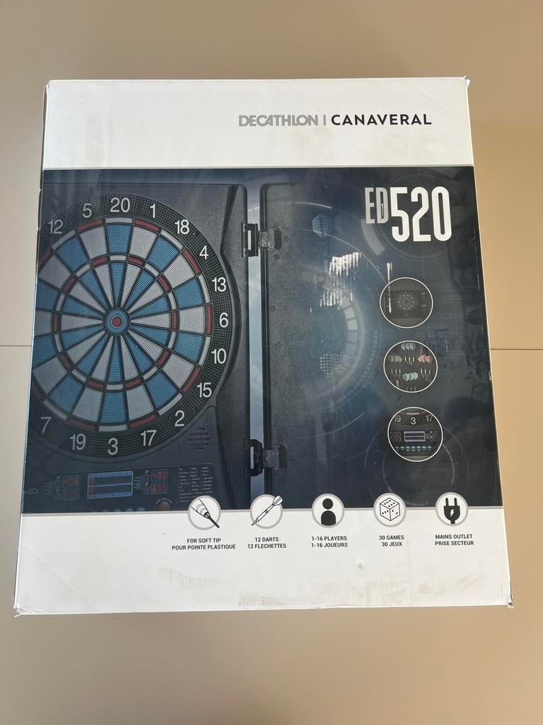 Electrische darts, Enlèvement, Neuf, Cible de fléchettes avec fléchettes, Électronique