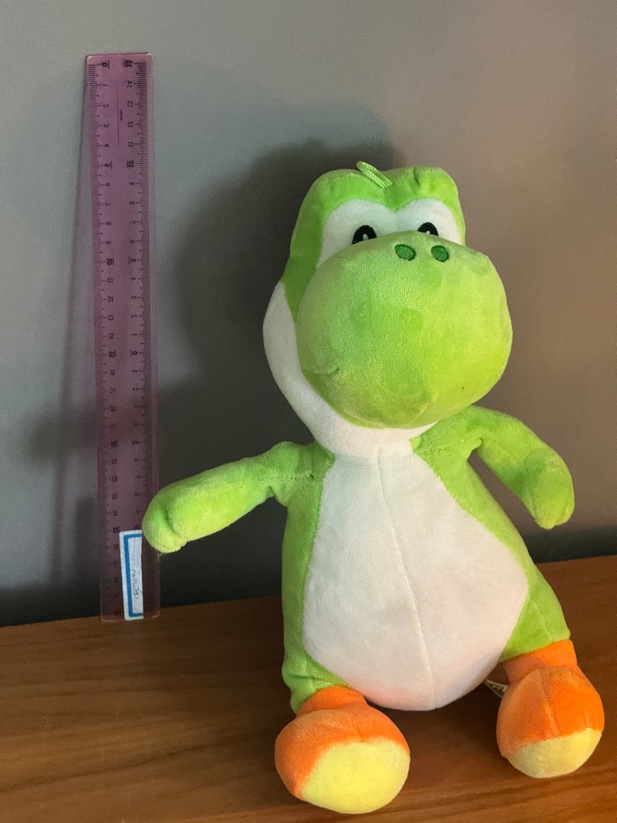 Super Mario Yoshi knuffel 30 cm – €10, Kinderen en Baby's, Super Mario, Ophalen, Gebruikt