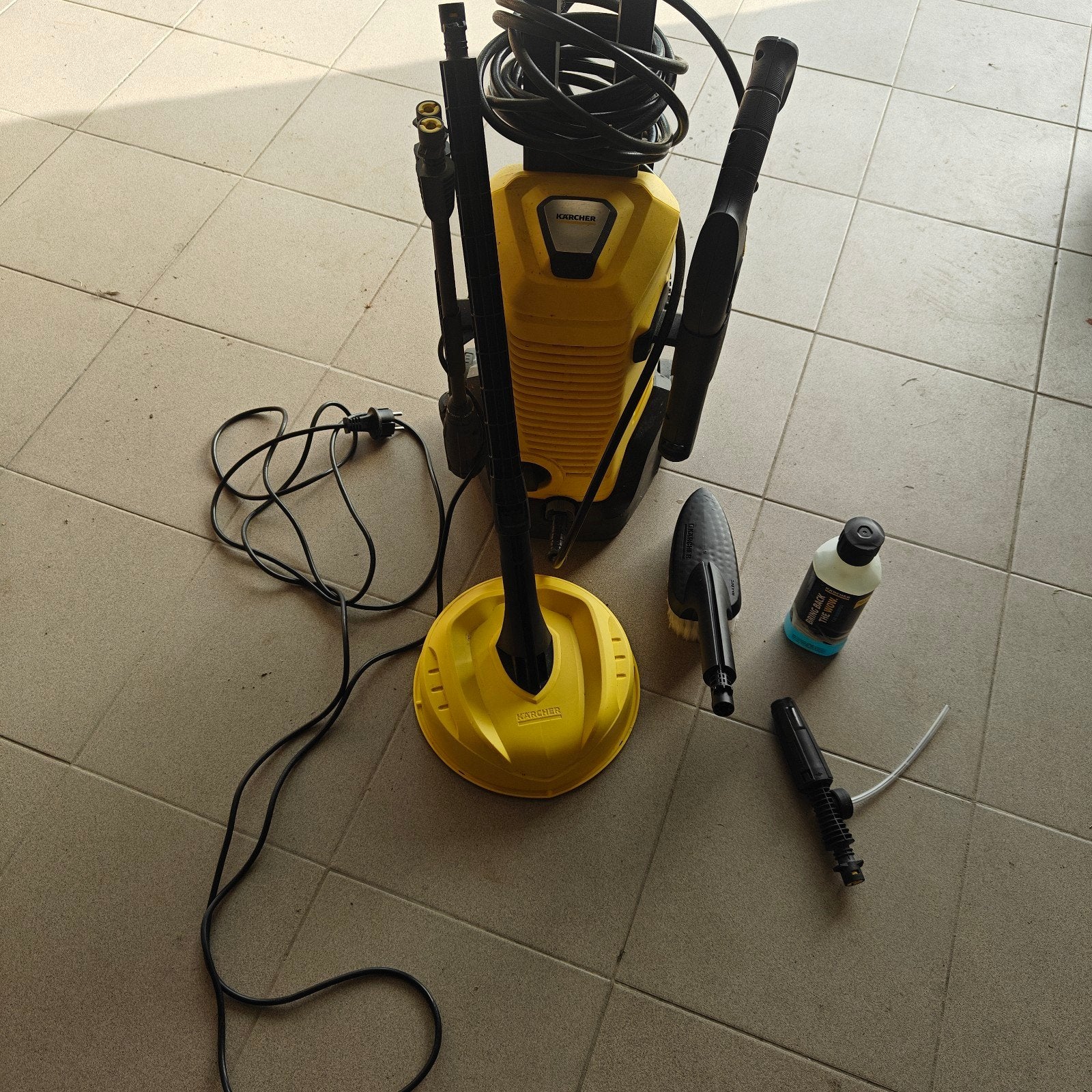 Hogedrukreiniger Kärcher, Doe-het-zelf en Bouw, Reinigingsmachines, Ophalen, Zo goed als nieuw, Overige typen