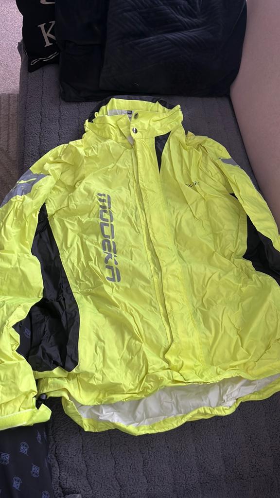 Motor Regenjas en broek, Motoren, Ophalen, Gebruikt