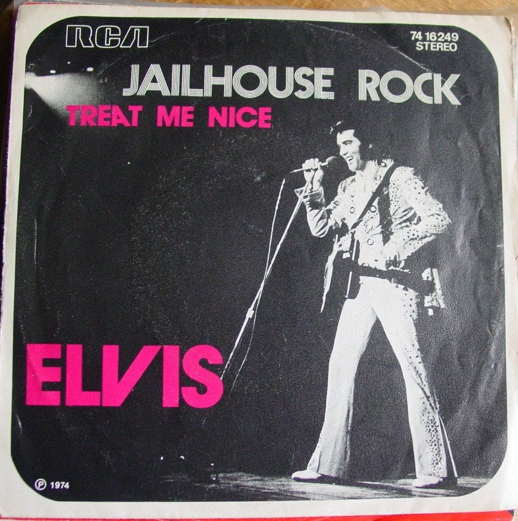 45T 7INCH VINYL SINGLE ELVIS PRESLEY, Enlèvement ou Envoi