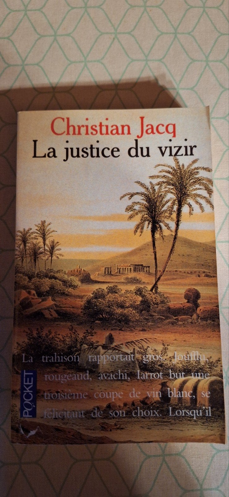 La justice du vizir, Livres, Enlèvement