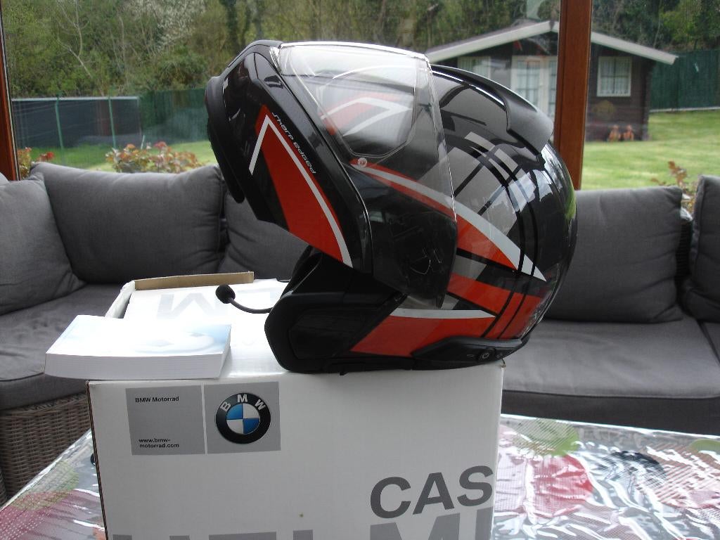 CASQUE BMW INTEGRAL MODULABLE AVEC TELEPHONIE, Dames, Overige typen, L, Tweedehands