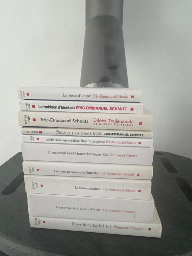 Lot de 10 livres Éric-Emmanuel Schmitt, Boeken, Ophalen of Verzenden, Gelezen