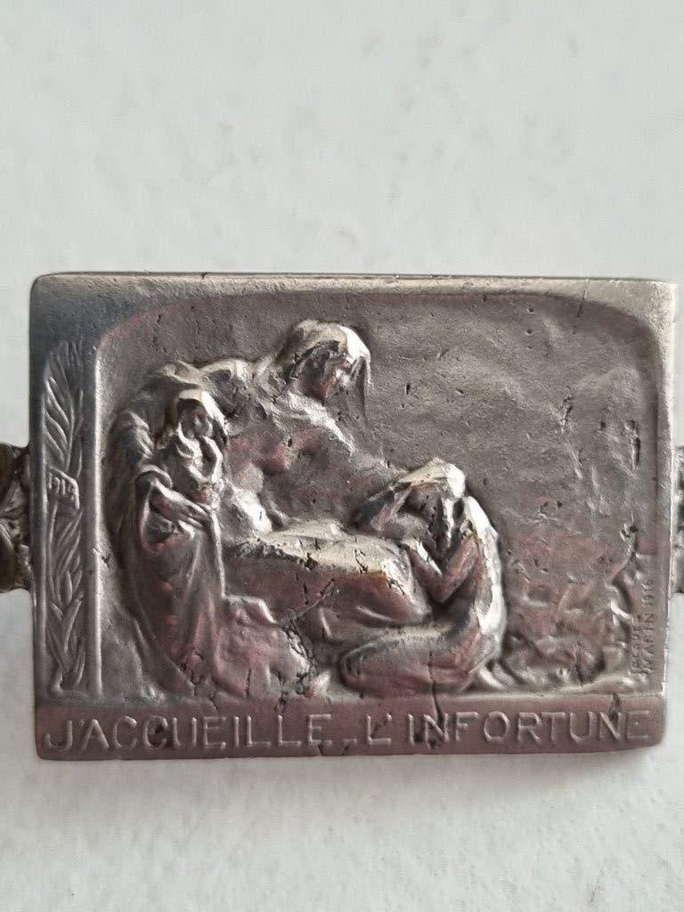 zilveren speld, Antiquités & Art, Antiquités | Argent & Or, Envoi
