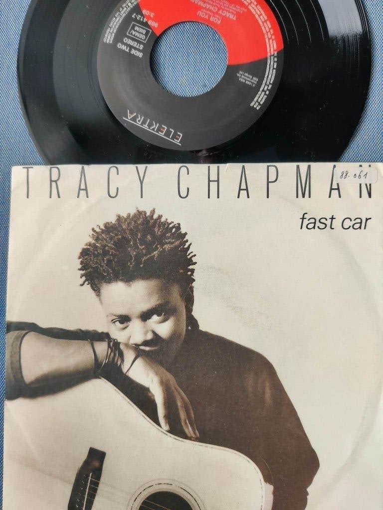 tracy chapman (fast car, elektra, 9694127a, germany), Cd's en Dvd's, Vinyl Singles, Ophalen of Verzenden