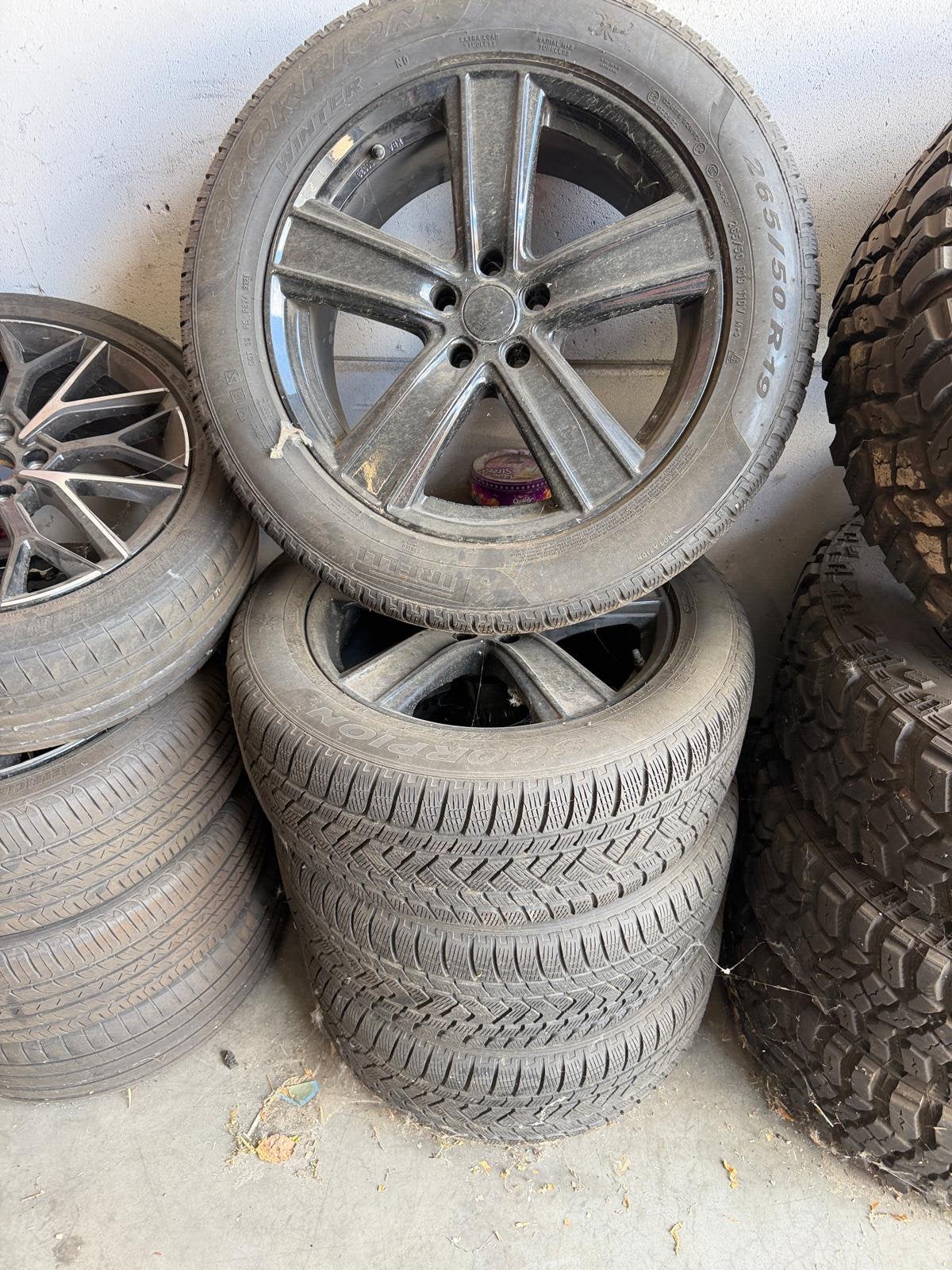 Jantes 20 pouces denzent+ pneus Continental Maserati Levante, Autos : Pièces & Accessoires, Pneus et Jantes, Pneus hiver, 265 mm
