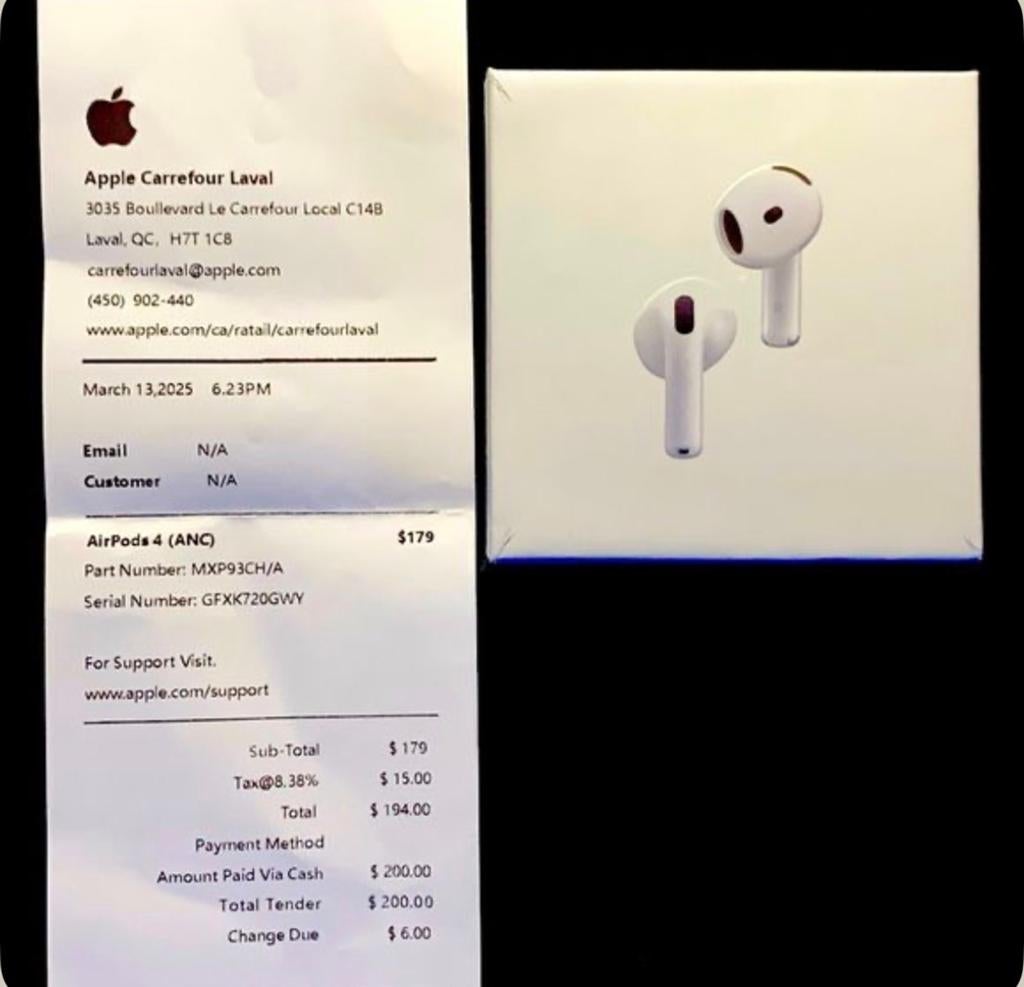 Apple AirPods 4e generatie, Bluetooth, Nieuw, Ophalen of Verzenden, Apple