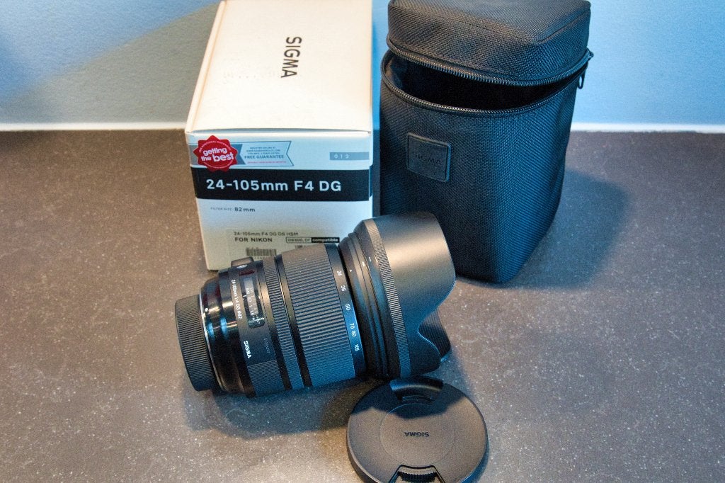 Sigma 24-105mm f/4 DG OS HSM Art (Nikon F), Audio, Tv en Foto, Foto | Lenzen en Objectieven, Zo goed als nieuw, Standaardlens